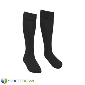 Plain Black PE Sports Socks (3RF)