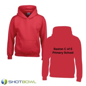 Baston Red PE Hoodie