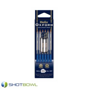 Oxford Blue Stick Pen (Pack of 6)